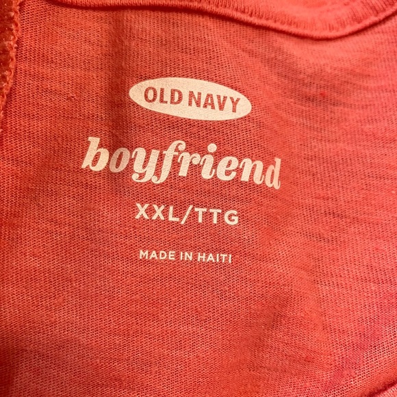 Old Navy Pink Long Sleeve V-Neck Tee - Picture 2 of 7